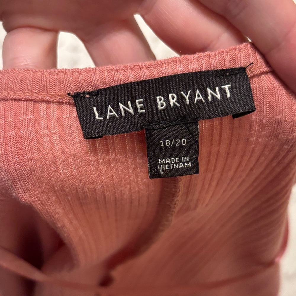 Lane Bryant Rib Open Front Overpiece - Picture 4 of 5